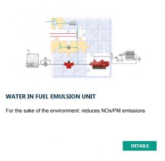 Water in Fuel Emulsion Unit